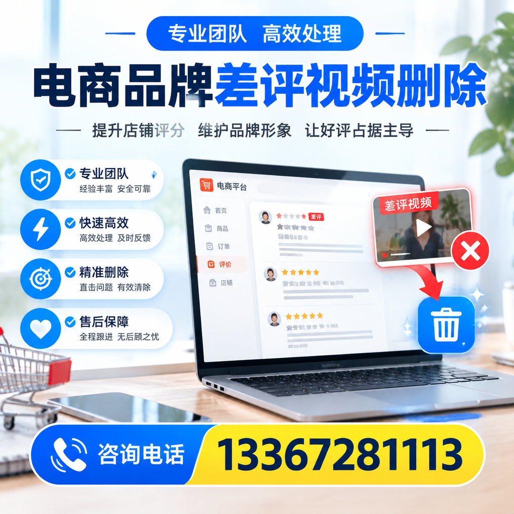如何在蚌埠快速处理电商品牌差评视频删除问题？